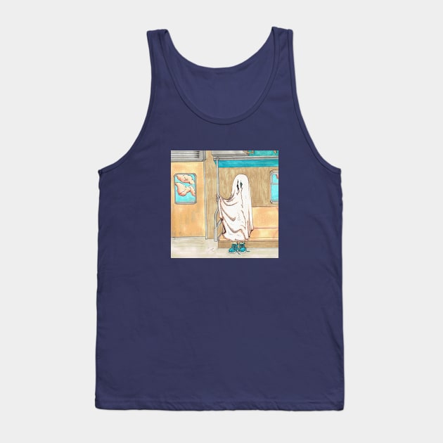 Ghost bus-Elliot Rides The Bus Tank Top by The Cryptid Court